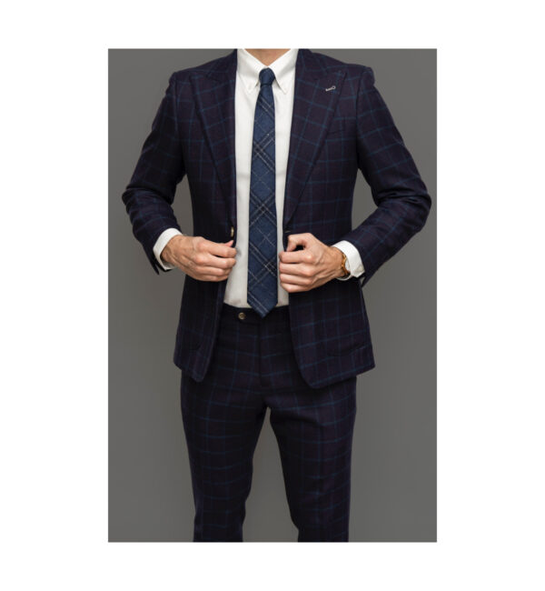 Tailored Fit Grey Suit